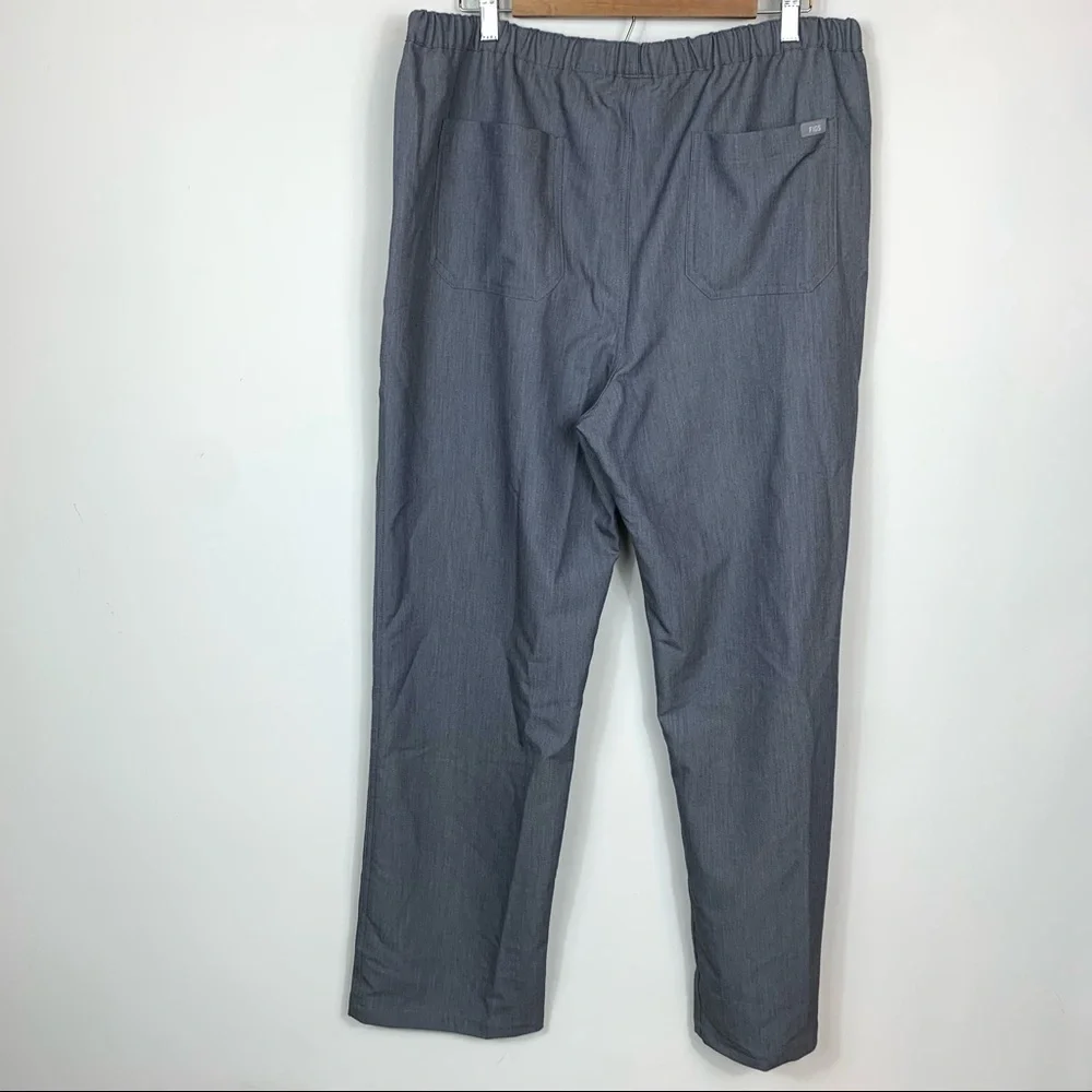 Figs Scrubs Men's Pisco Pants Gray Graphite Straight Leg XL Medical.